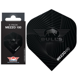 Mezzo 100 NO2 dart flights BLACK 5-pack