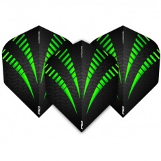 HARDCORE RADICAL GREEN DART FLIGHTS - F6411